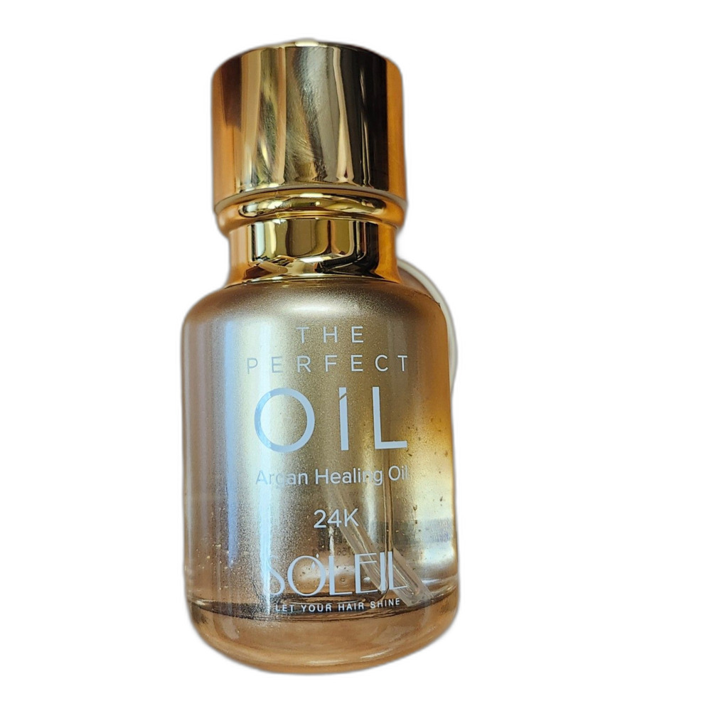 Soleil Argan Healing Oil 24K Gold – Hydrating Hair Treatment / Serum